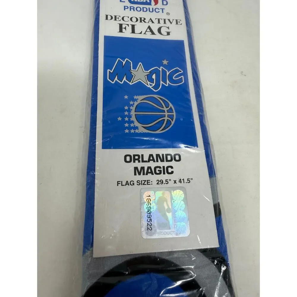 Vintage 1995 NBA Orlando Magic Decorative Flag 29.5'' x 41.5''